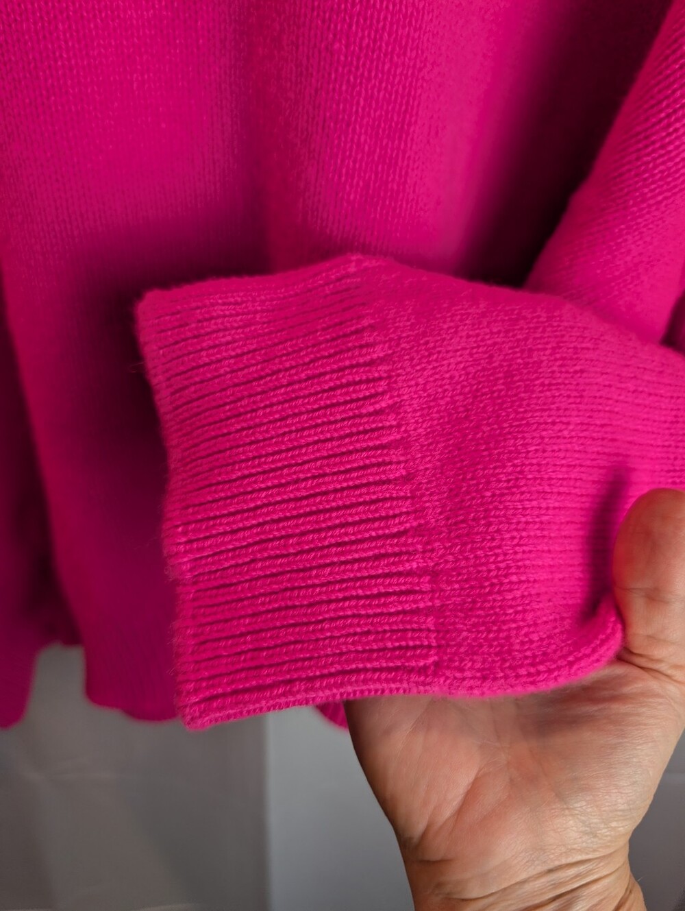 DSQUARED2 Oversized Neon Hot Pink Turtleneck Sweater Knit Luxury Pullover M BNWT - Picture 6 of 14